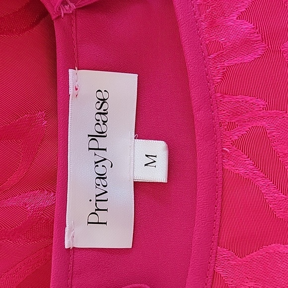 Privacy Please Red Slip Dress Slinky Lingerie Sundress Spaghetti Strap Medium - Picture 6 of 6